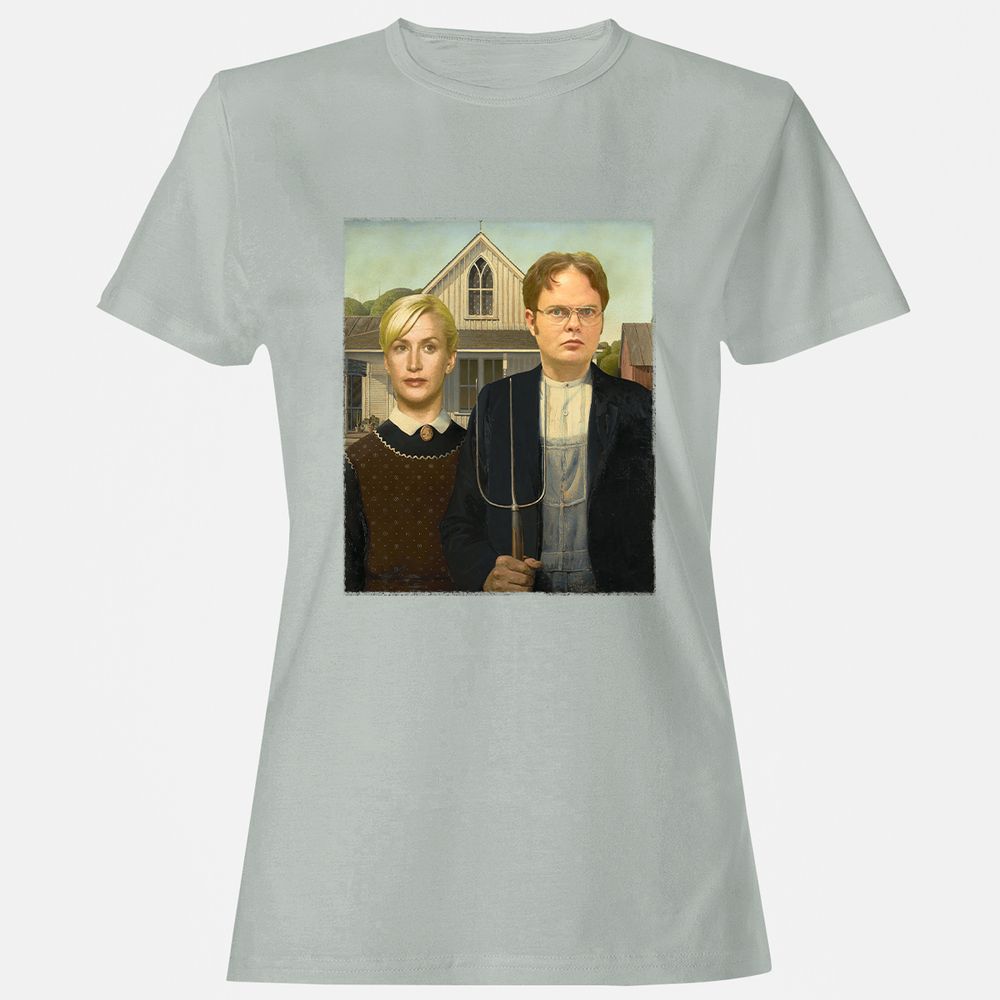 Women's T-Shirt - FE9LNTMG - Ash - 2