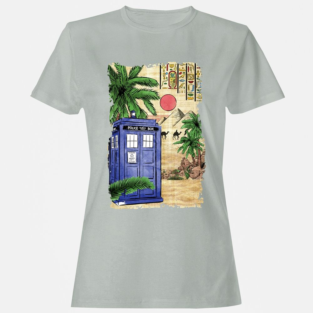 Women's T-Shirt - TXEWUJCD - Ash - 2