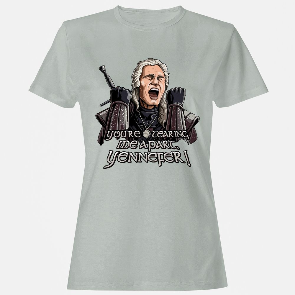 Women's T-Shirt - SXSKSPZY - Ash - 2