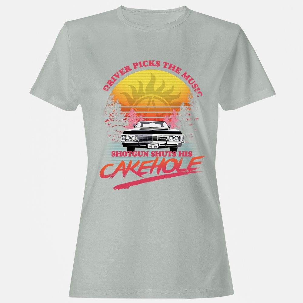 Women's T-Shirt - 2CVK2NVB - Ash - 2