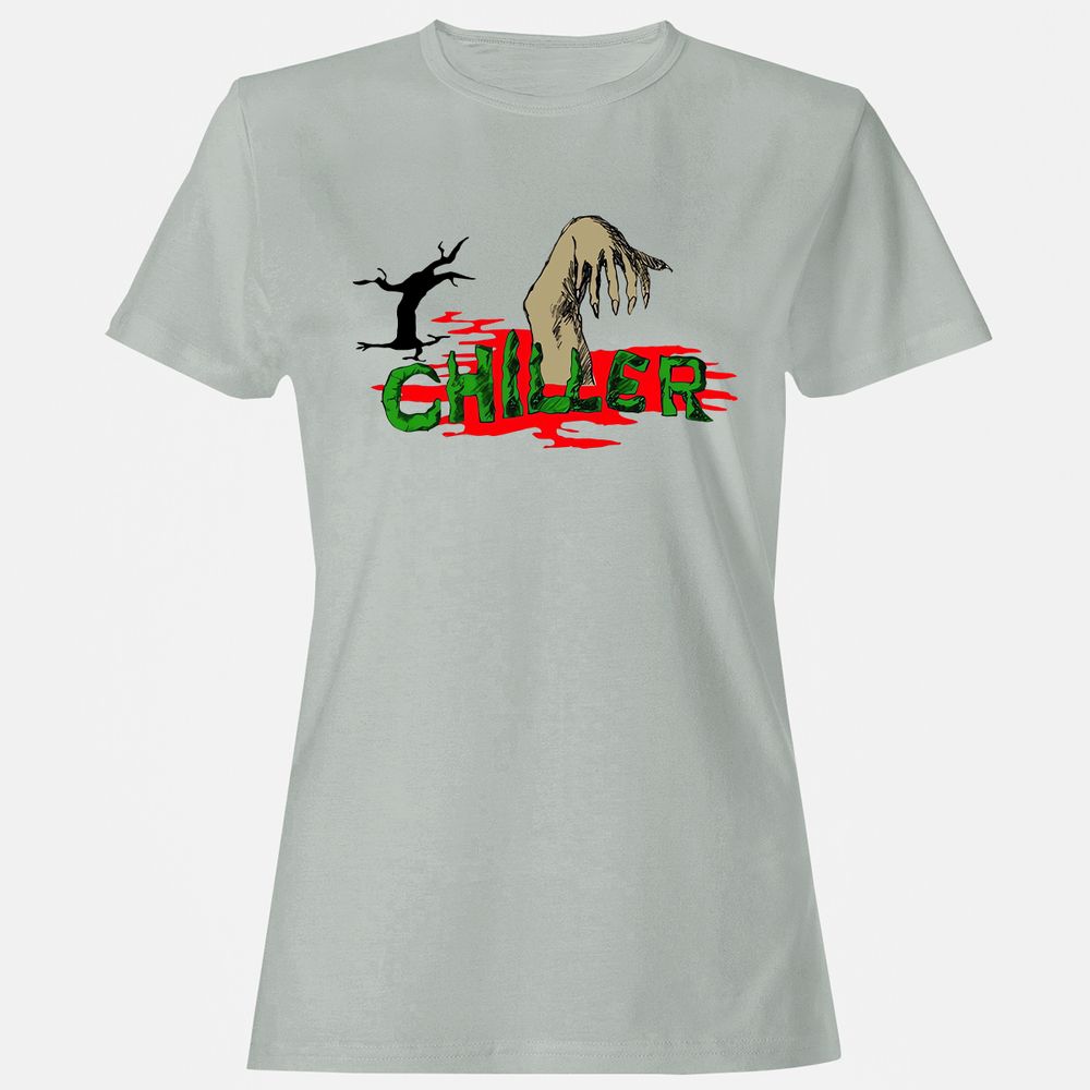 Women's T-Shirt - 7HNT4ZHN - Ash - 2