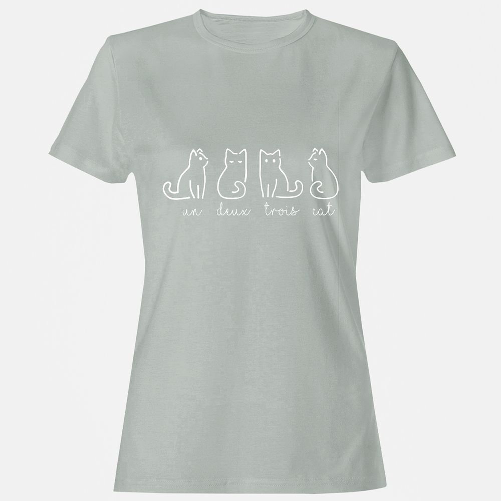 Women's T-Shirt - QFMMNEUU - Ash - 2