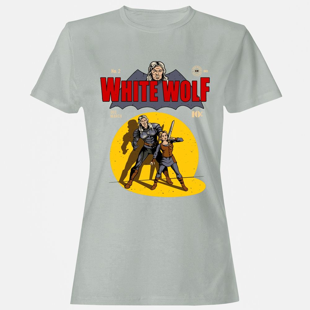 Women's T-Shirt - XZKKMWFM - Ash - 2