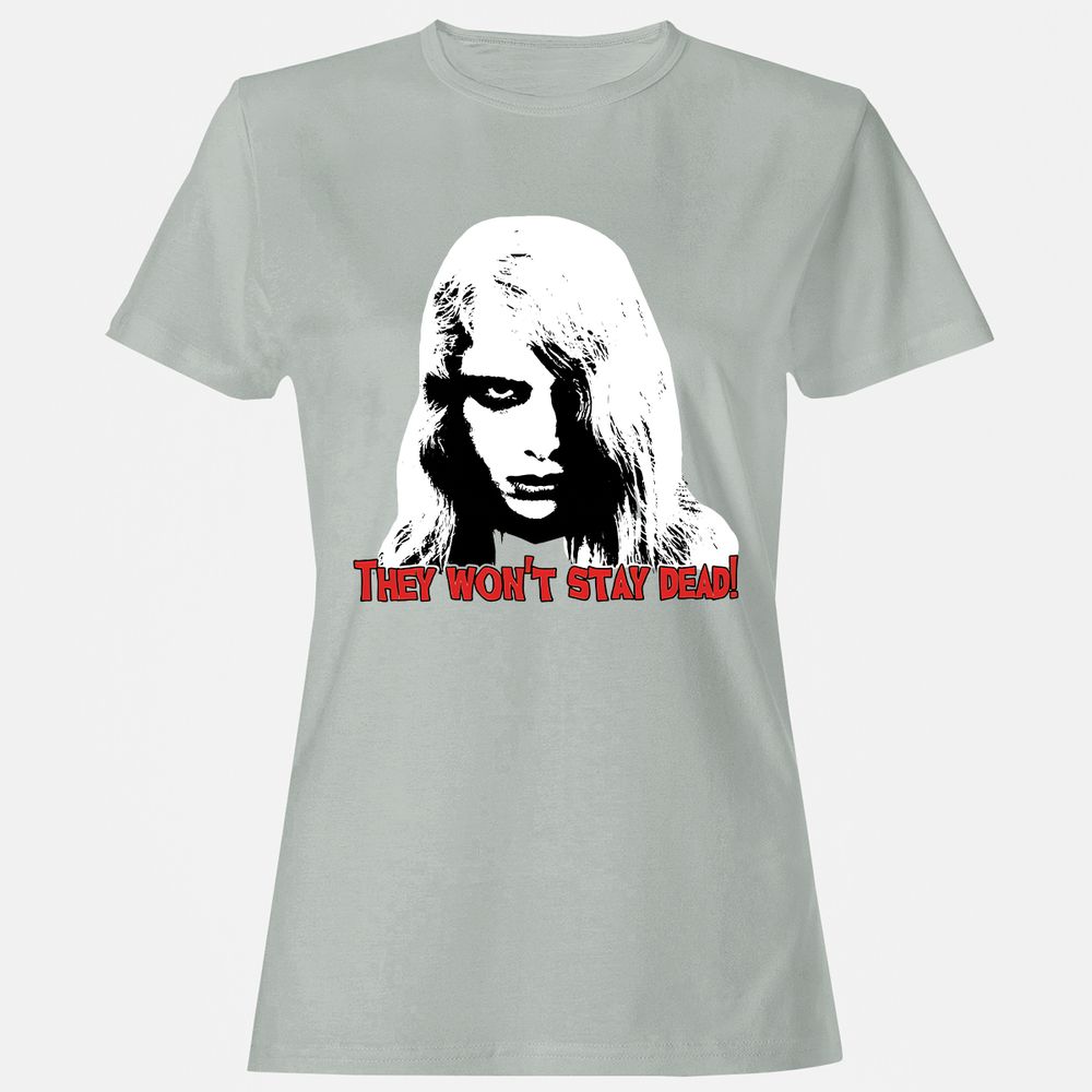 Women's T-Shirt - 13BN8QMS - Ash - 2