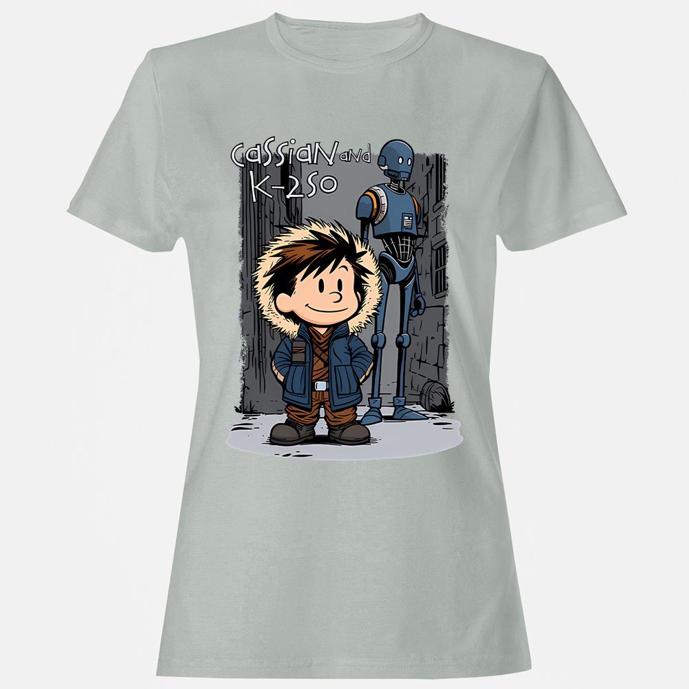 Women's T-Shirt - PCVSJPWZ - Ash - 2