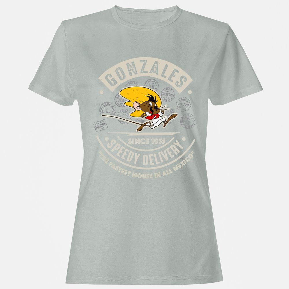 Women's T-Shirt - SBYV7E6M - Ash - 2