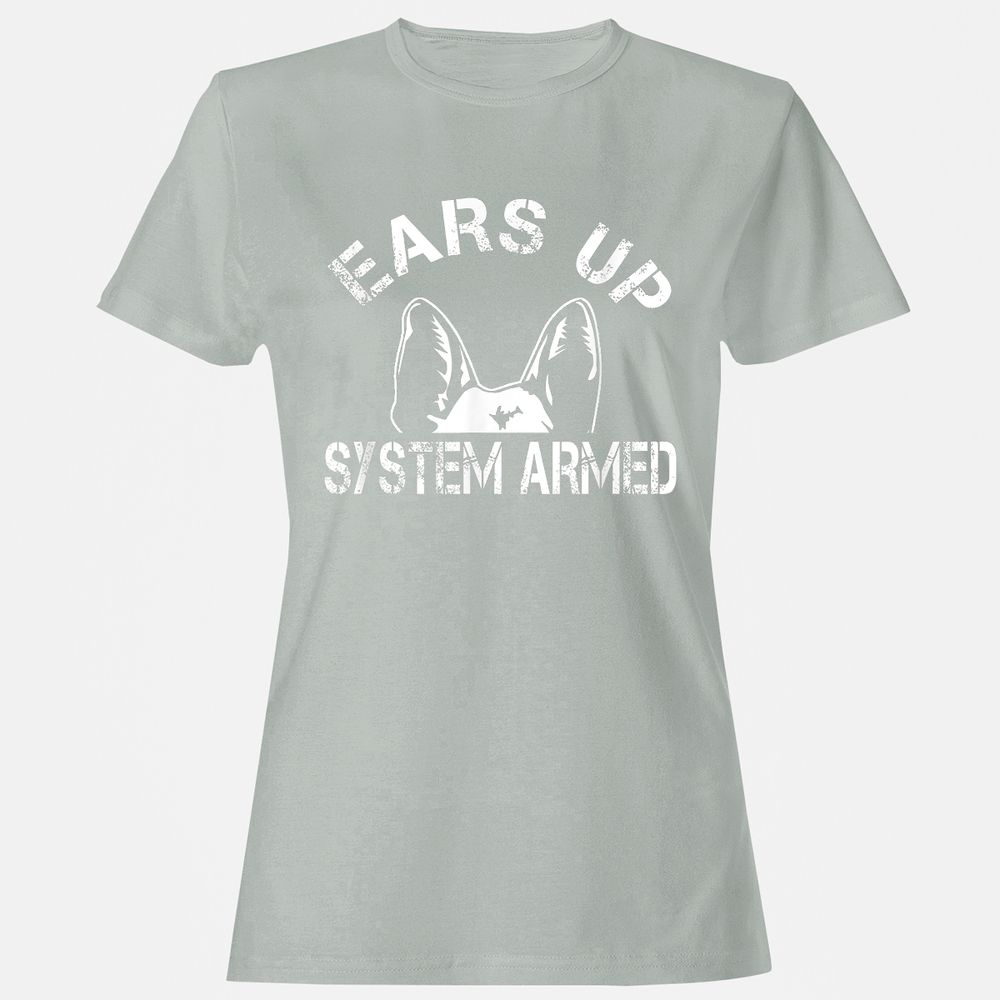 Women's T-Shirt - QJ4HUABL - Ash - 2