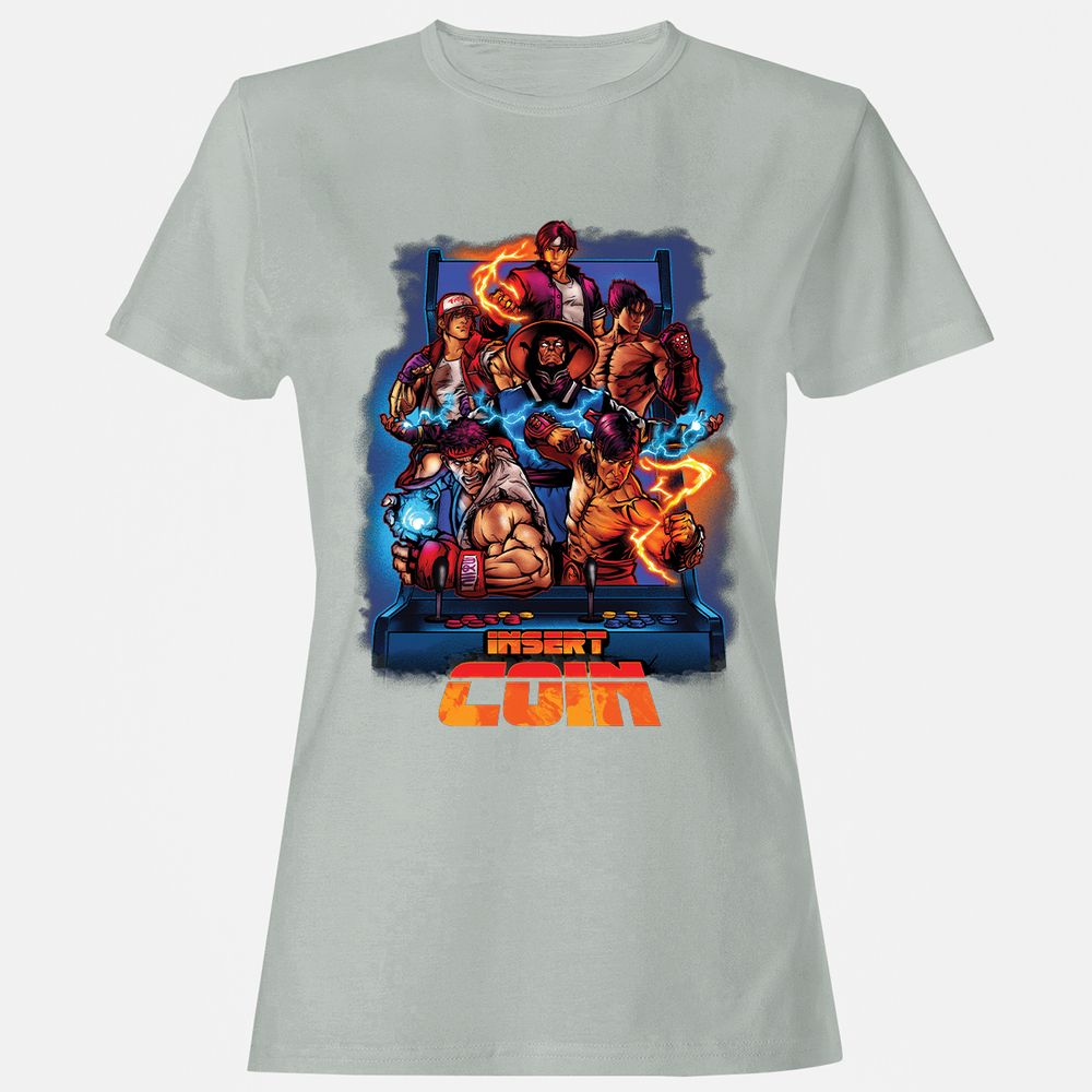 Women's T-Shirt - QB448NDV - Ash - 2