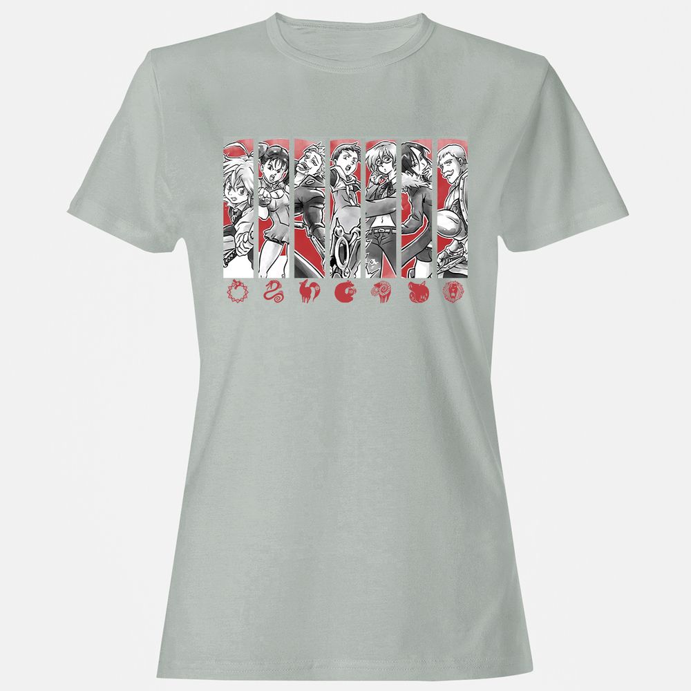 Women's T-Shirt - 82JQA7B2 - Ash - 2