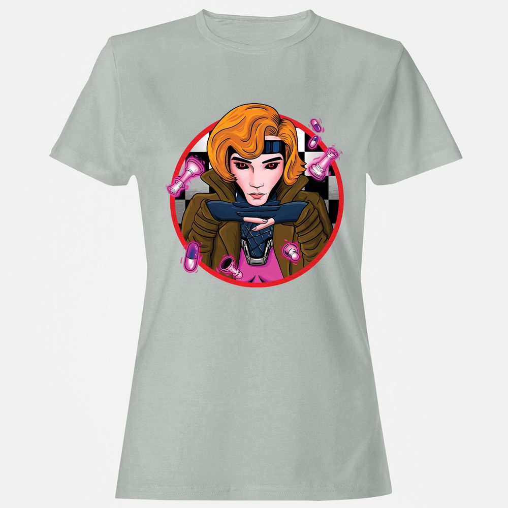 Women's T-Shirt - GT8ZLRMH - Ash - 2
