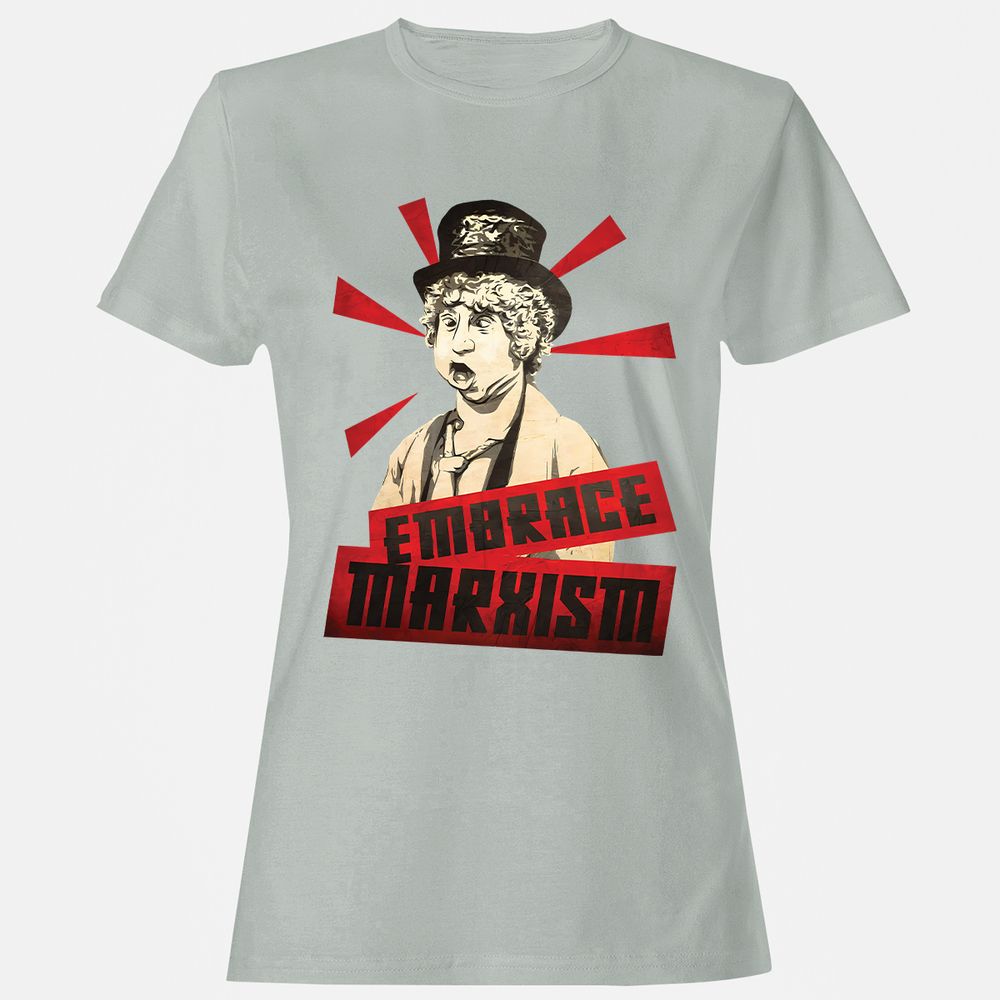 Women's T-Shirt - QX7N1BZH - Ash - 2