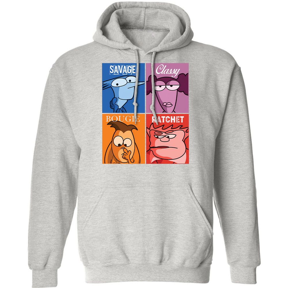 Classic Unisex Hoodie - 1H8KXP2R - Ash - 2