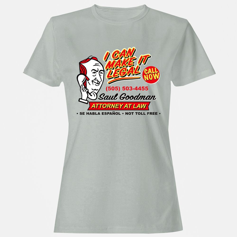 Women's T-Shirt - B3UAR9YN - Ash - 2
