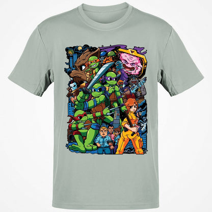 Classic Unisex T-Shirt - HUMQPNWC - Ash - 2