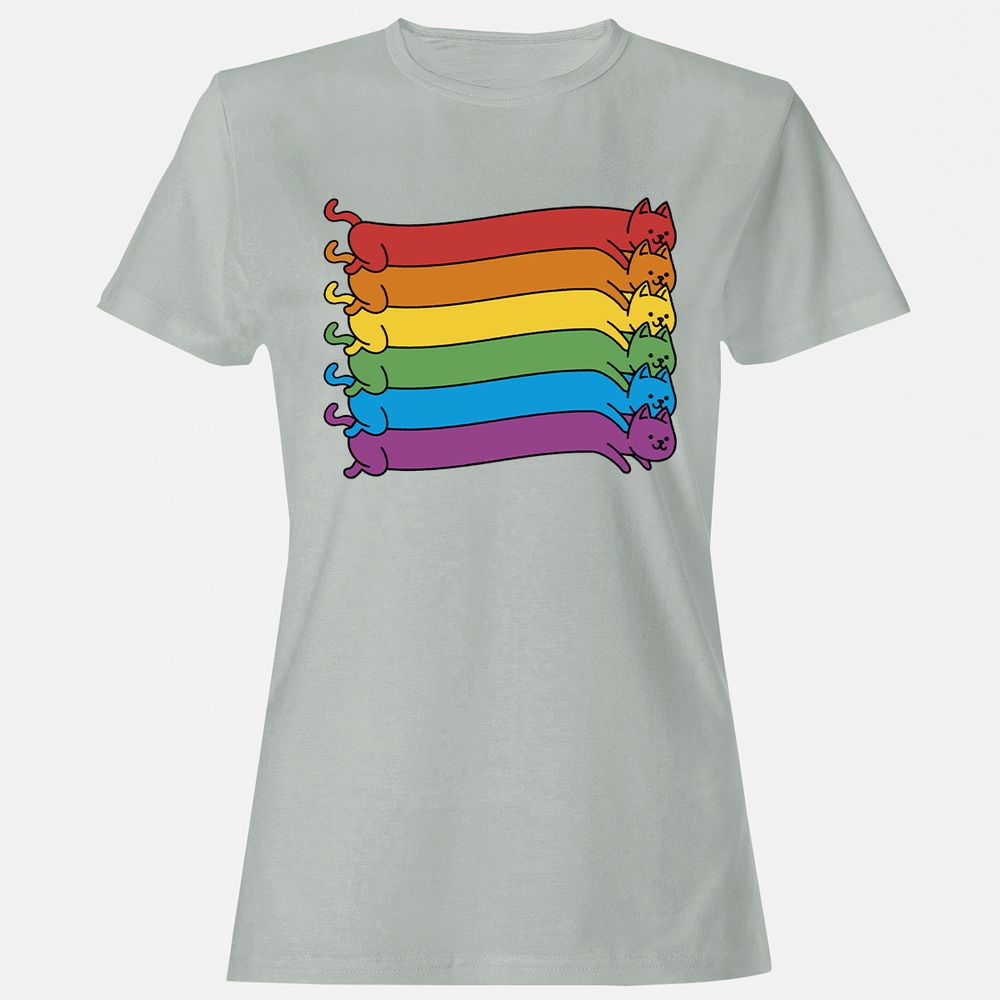 Women's T-Shirt - SRT35595 - Ash - 2