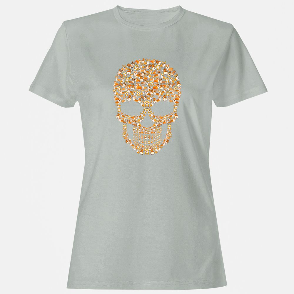 Women's T-Shirt - T7EZFMGA - Ash - 2