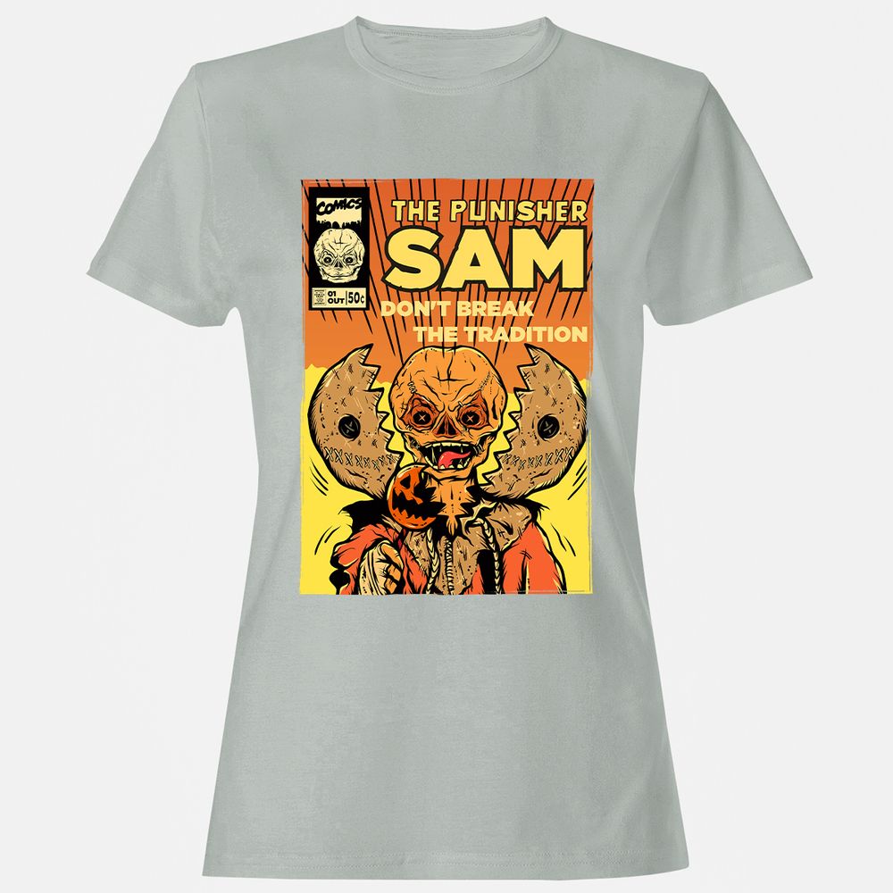 Women's T-Shirt - 3MMDE7KZ - Ash - 2