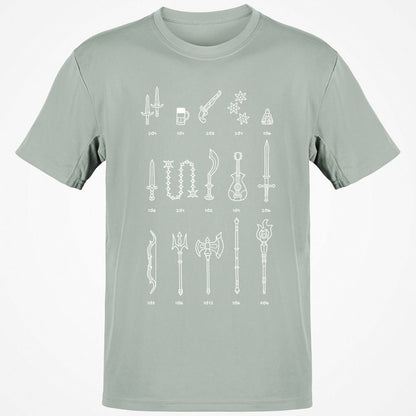 Classic Unisex T-Shirt - YDW6BR8F - Ash - 2