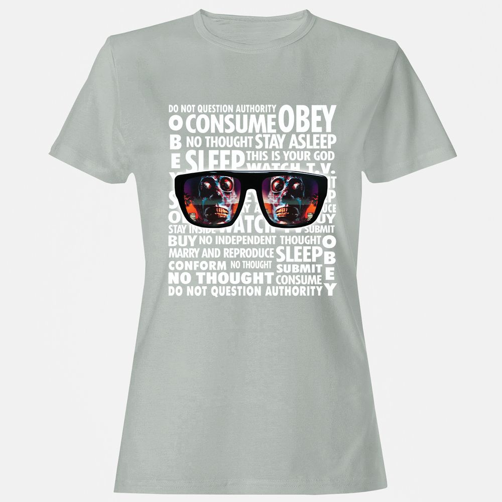 Women's T-Shirt - WDP5MYQ8 - Ash - 2