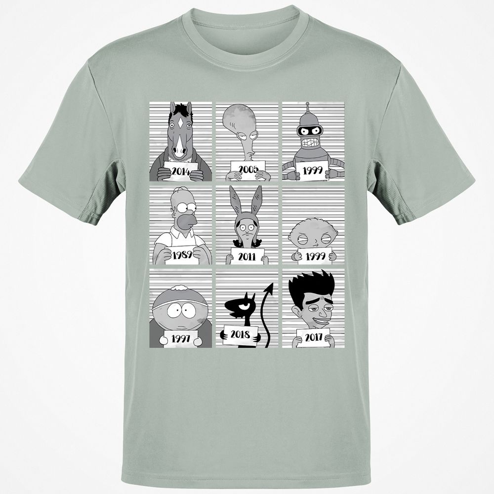 Classic Unisex T-Shirt - YS54VVJY - Ash - 2