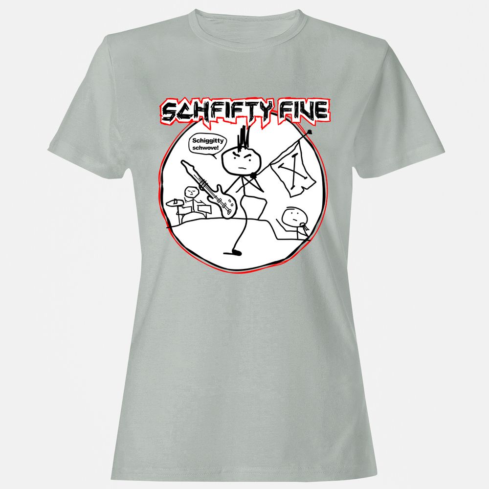 Women's T-Shirt - GEJVSXYK - Ash - 2