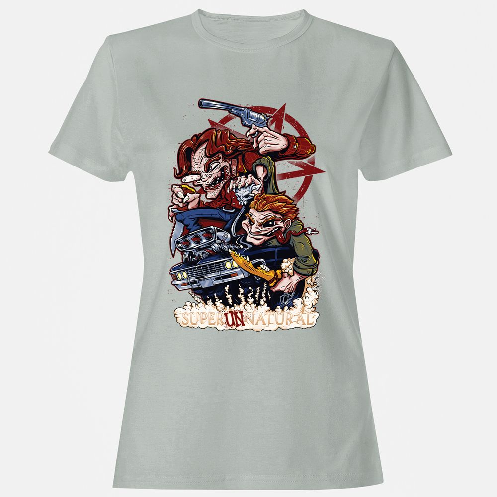 Women's T-Shirt - RNKY7E6M - Ash - 2