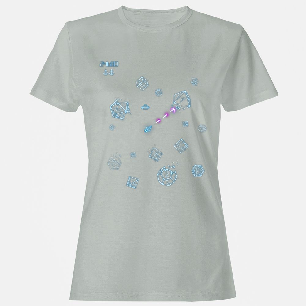 Women's T-Shirt - GXK7R6KR - Ash - 2