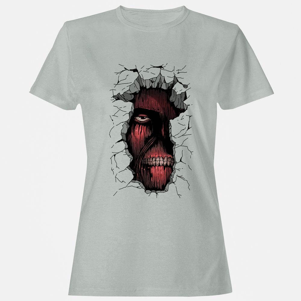 Women's T-Shirt - TZ5JLR8M - Ash - 2