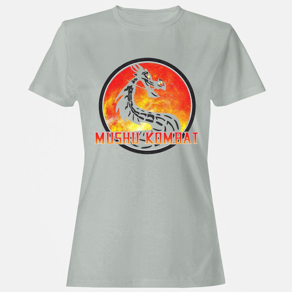 Women's T-Shirt - CGHE9KLP - Ash - 2