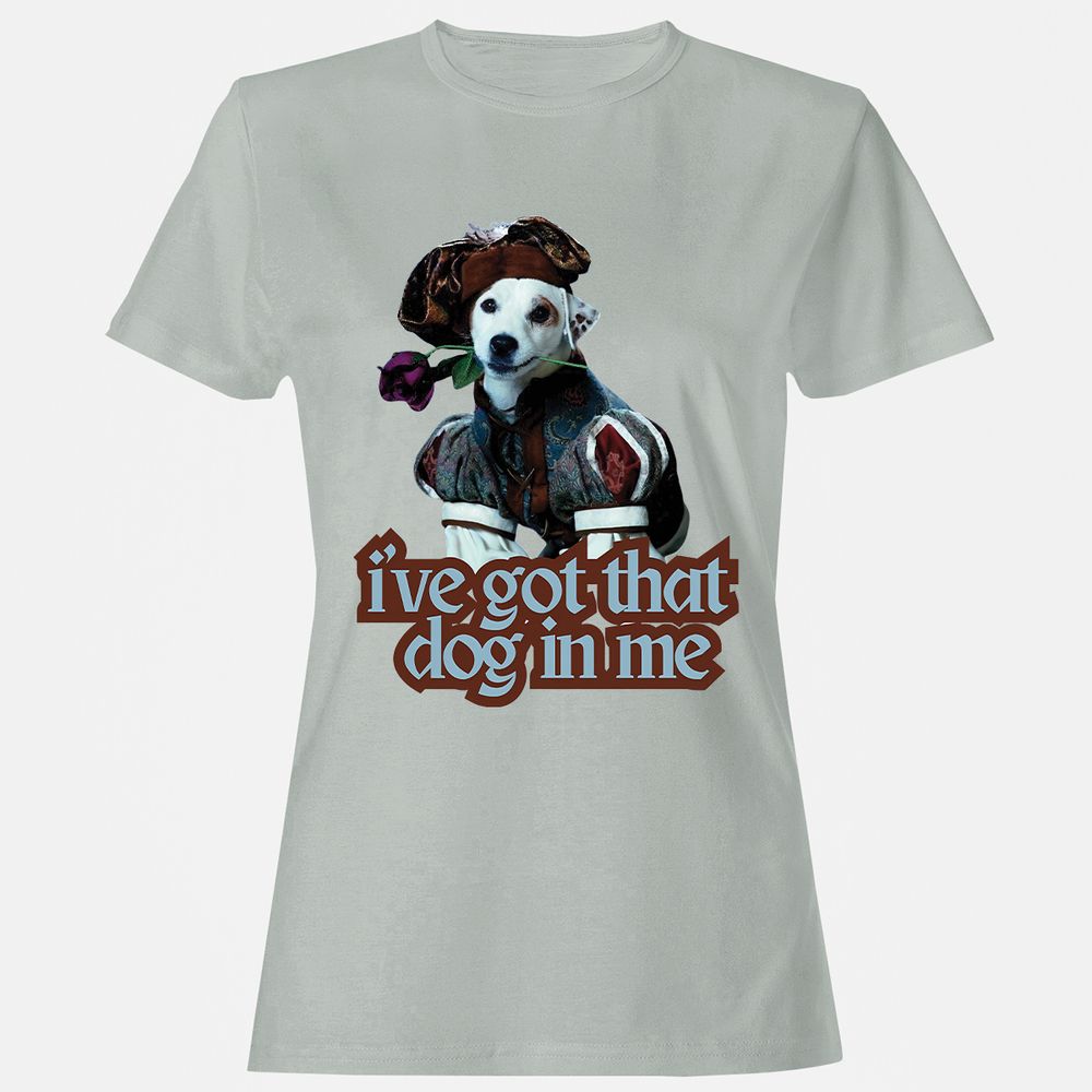 Women's T-Shirt - QYKRSZQ3 - Ash - 2