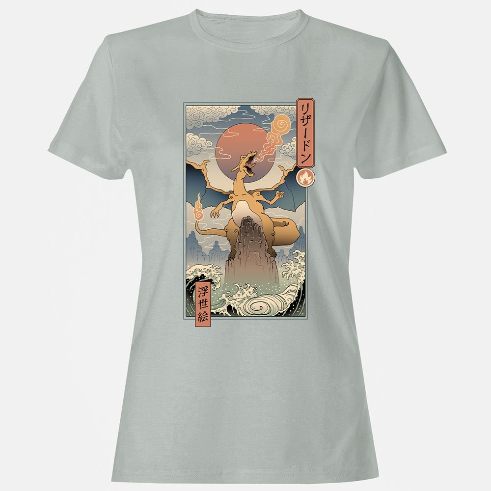 Women's T-Shirt - XNKDT5Y7 - Ash - 2