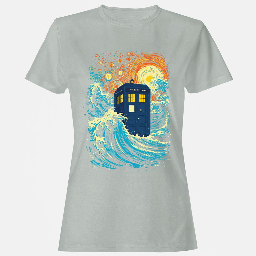 Women's T-Shirt - VZCDZTEG - Ash - 2