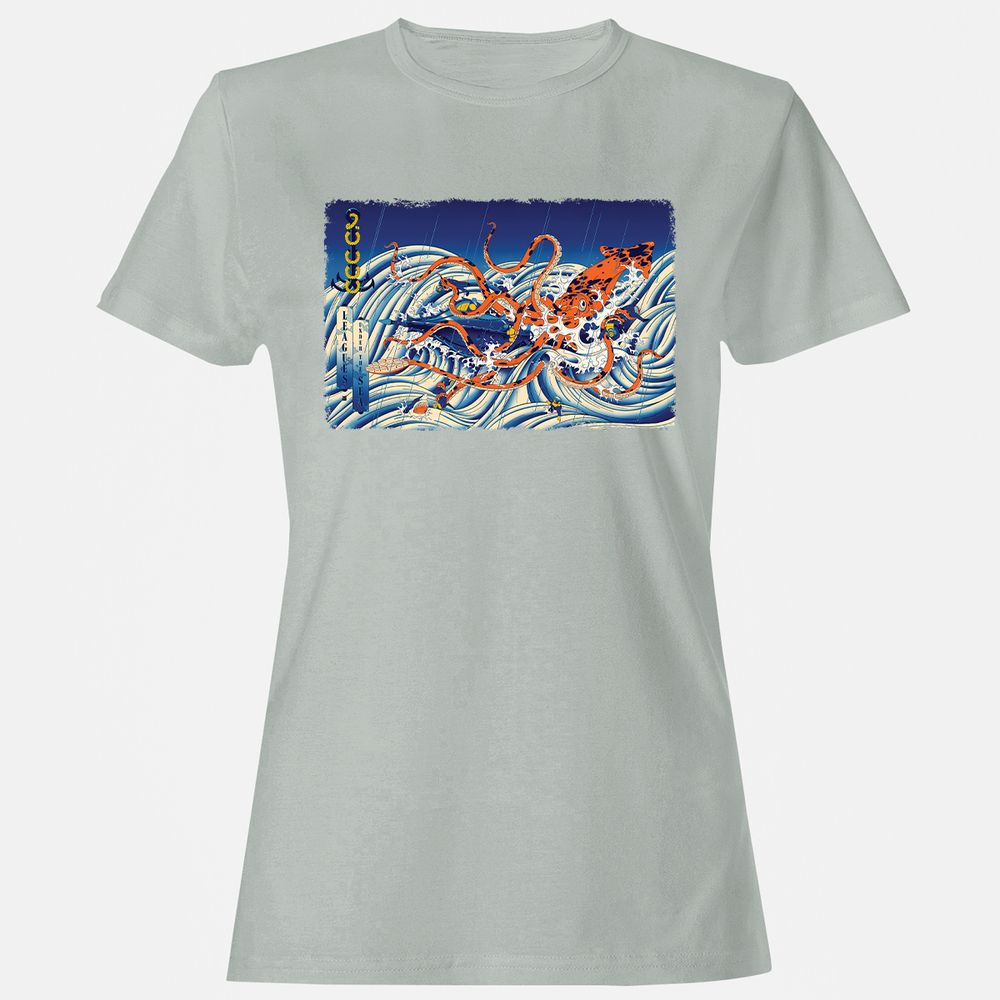 Women's T-Shirt - WXGEWKJG - Ash - 2