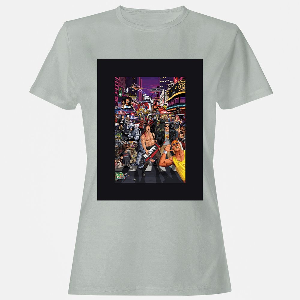 Women's T-Shirt - KQLA58Q7 - Ash - 2