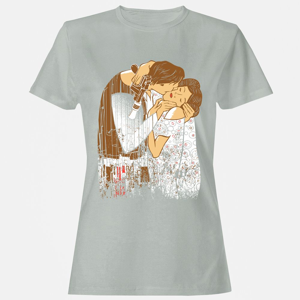 Women's T-Shirt - 8A13H4EQ - Ash - 2