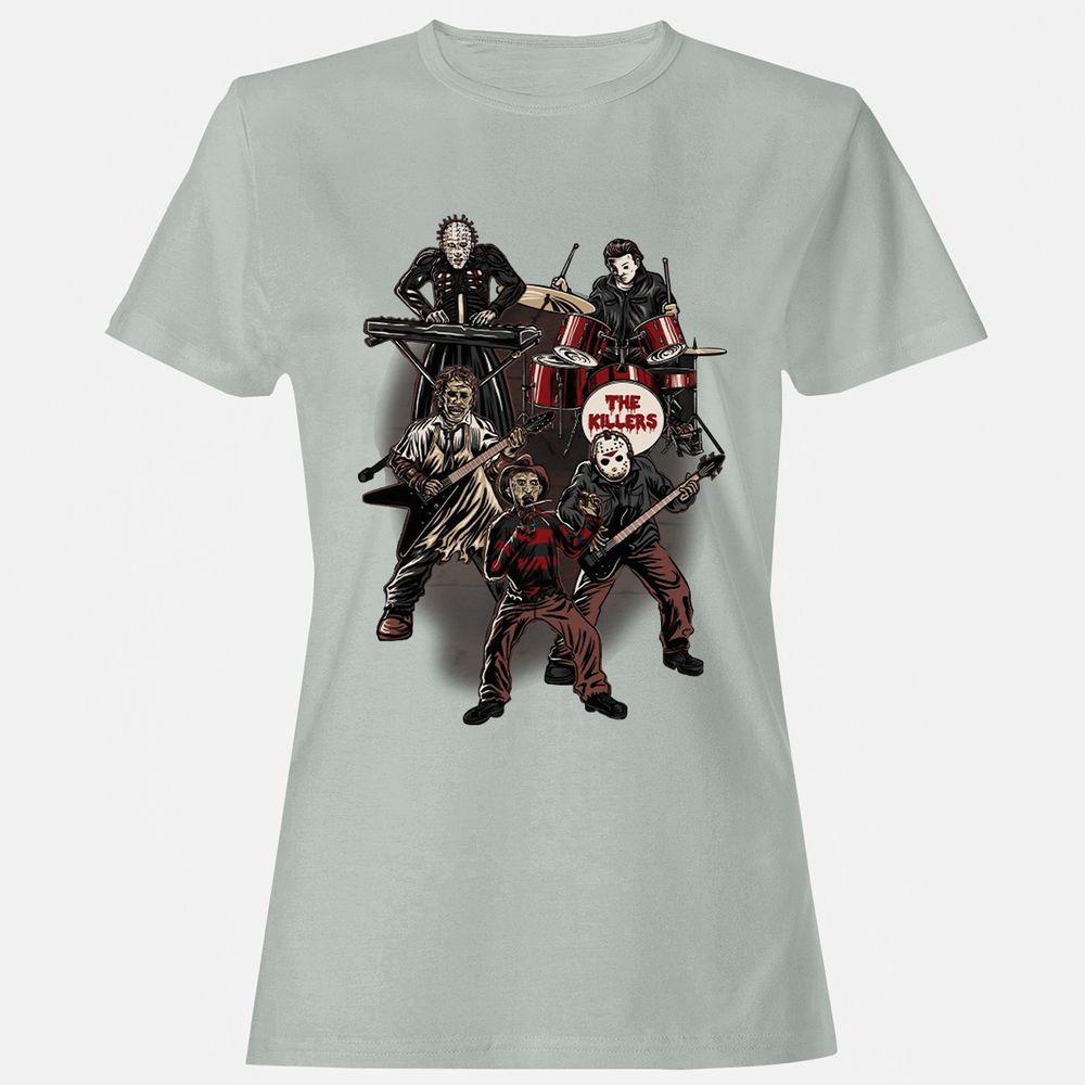 Women's T-Shirt - LD43RQTY - Ash - 2