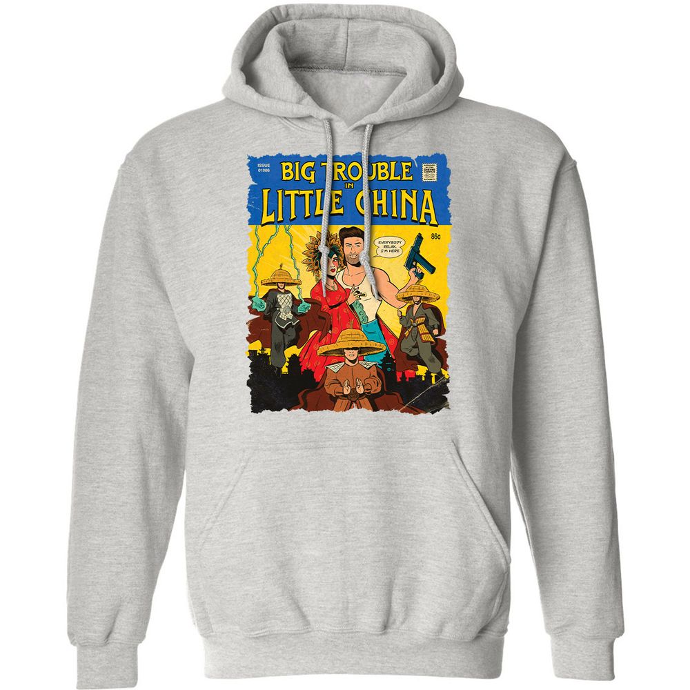 Classic Unisex Hoodie - QN6JZKCU - Ash - 2