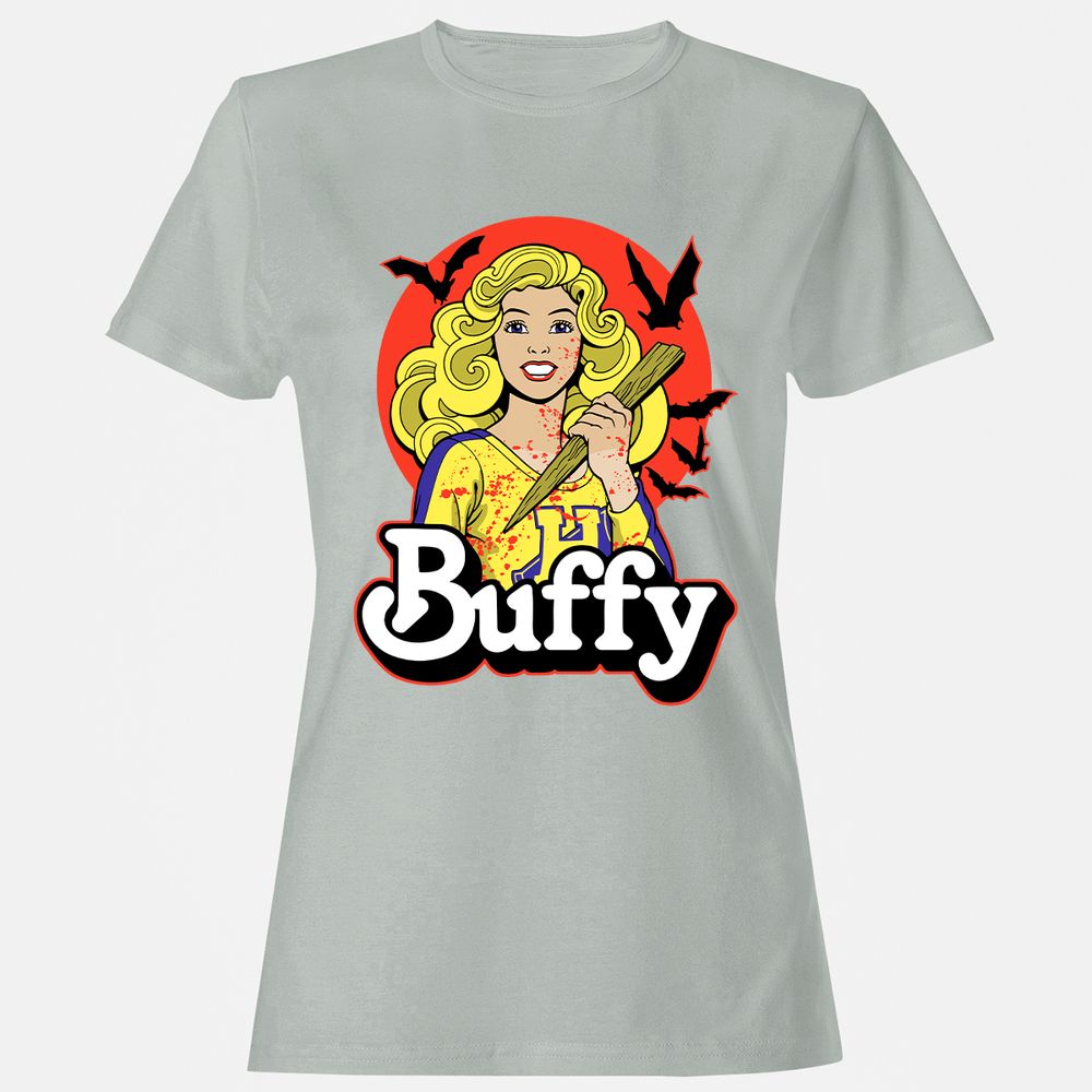 Women's T-Shirt - PN6ZERRK - Ash - 2