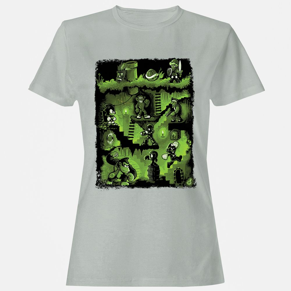 Women's T-Shirt - US6NKD1D - Ash - 2