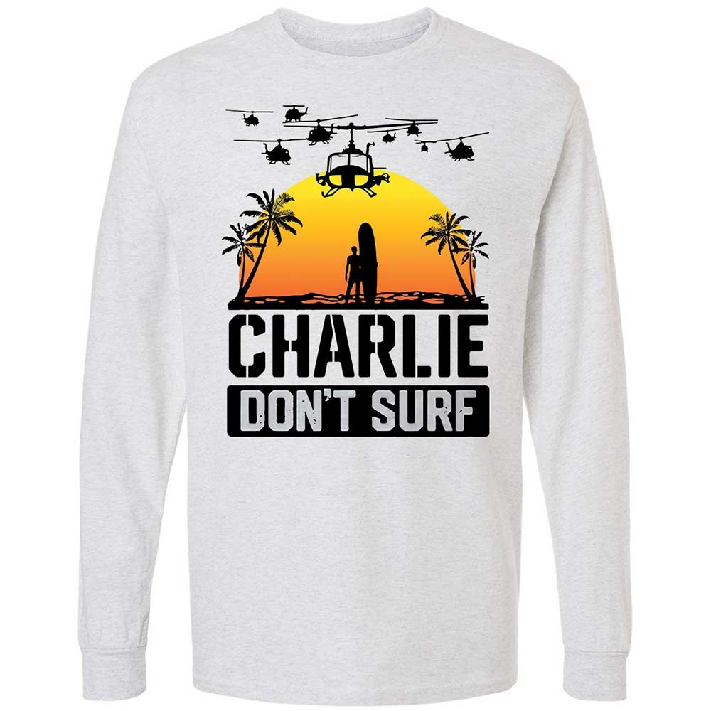 Long Sleeve T-Shirt - XJR6FW9M - Ash - 2