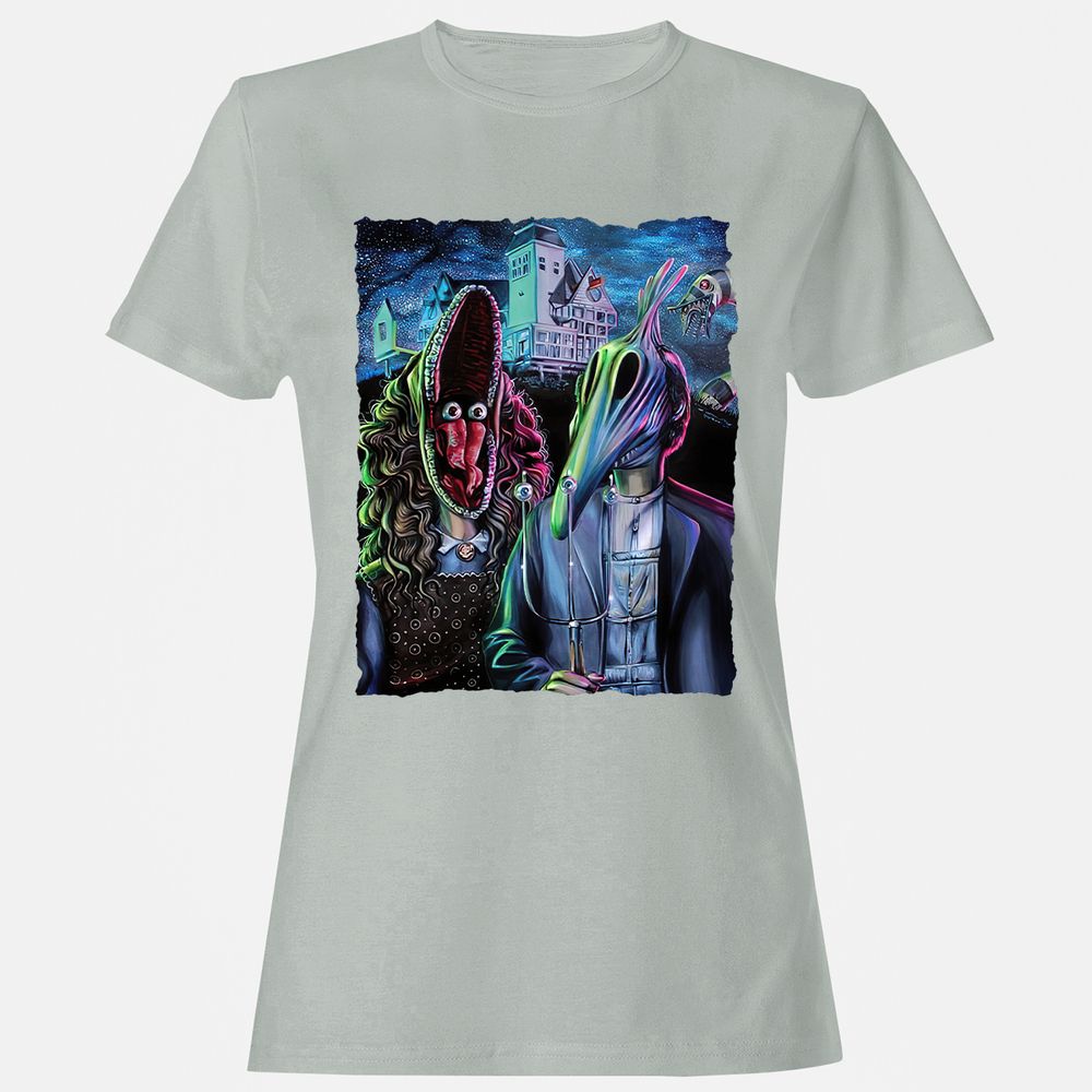 Women's T-Shirt - V5FJ2193 - Ash - 2