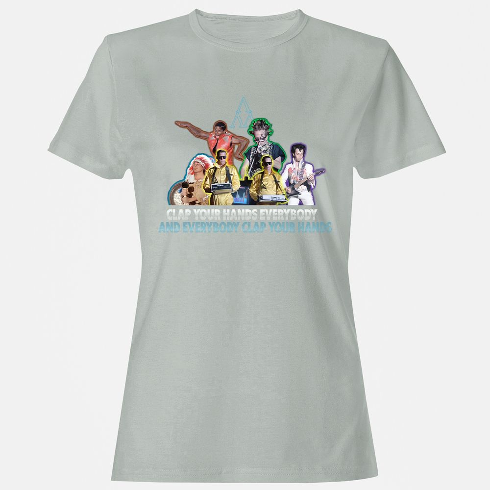 Women's T-Shirt - 362W3QHZ - Ash - 2