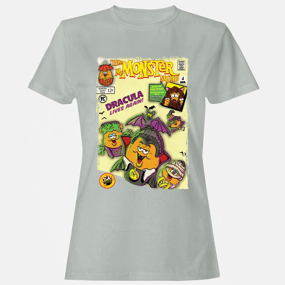 Women's T-Shirt - 7E26KNCE - Ash - 2