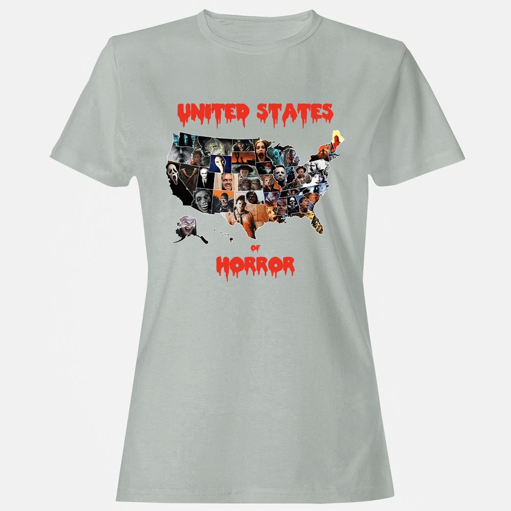 Women's T-Shirt - 76CAJTHA - Ash - 2