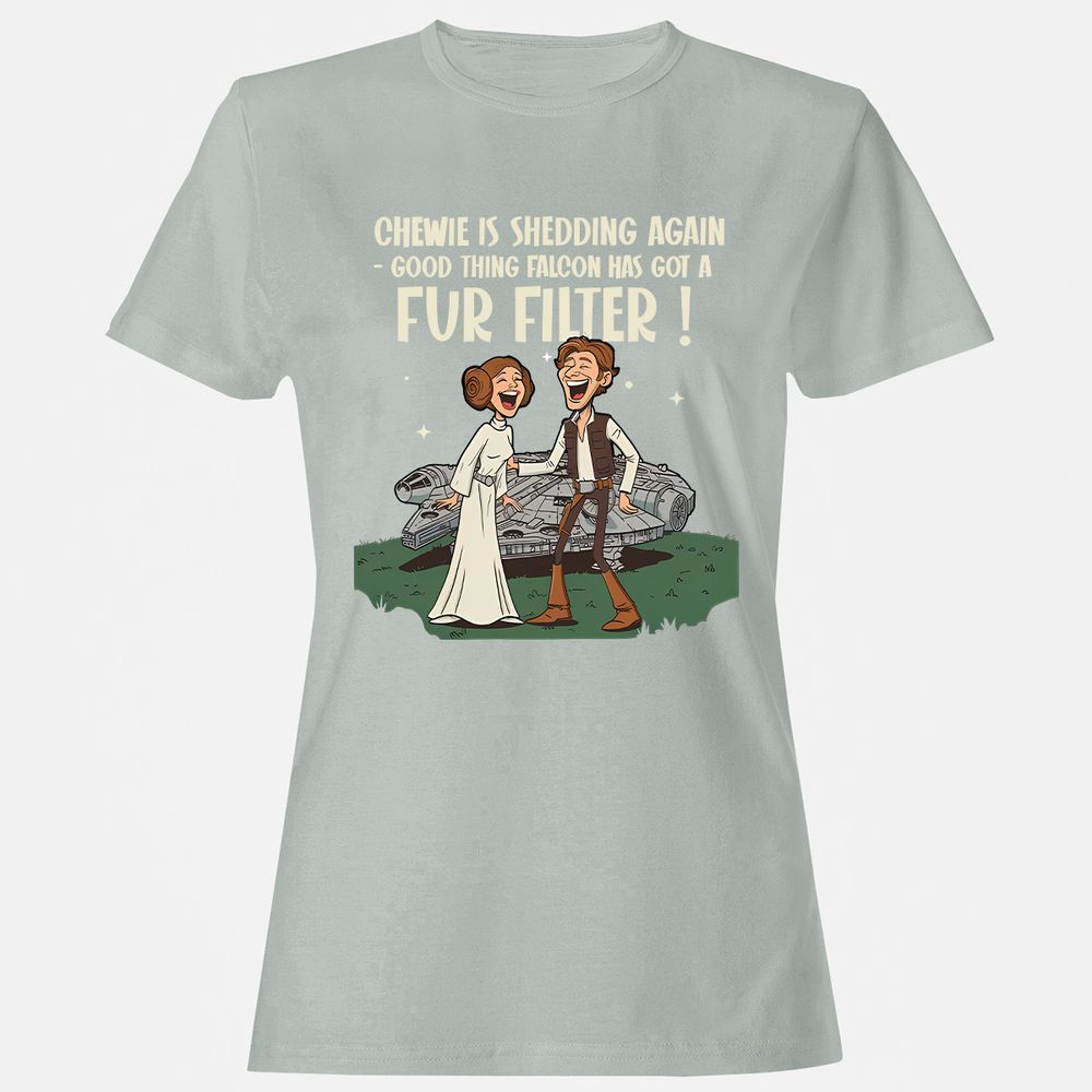 Women's T-Shirt - Z6TJQHCR - Ash - 2