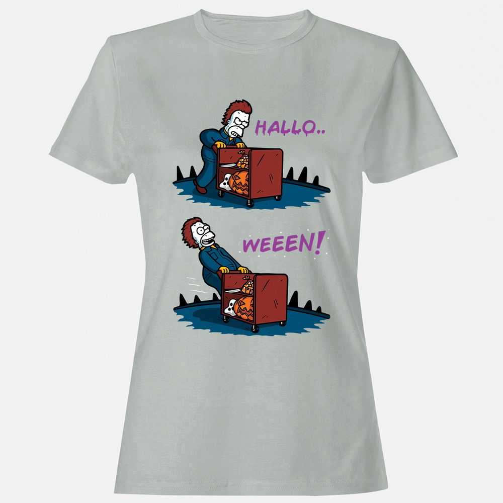 Women's T-Shirt - 4KPM226A - Ash - 2