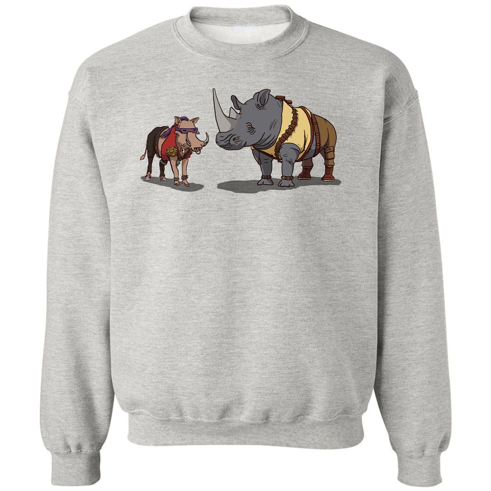 Classic Unisex Sweatshirt - C4J2HZEG - Ash - 2