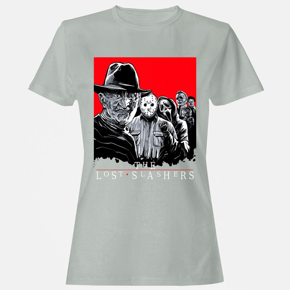 Women's T-Shirt - 876NX6NJ - Ash - 2