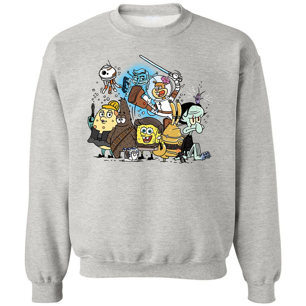 Classic Unisex Sweatshirt - CQZGT8DM - Ash - 2