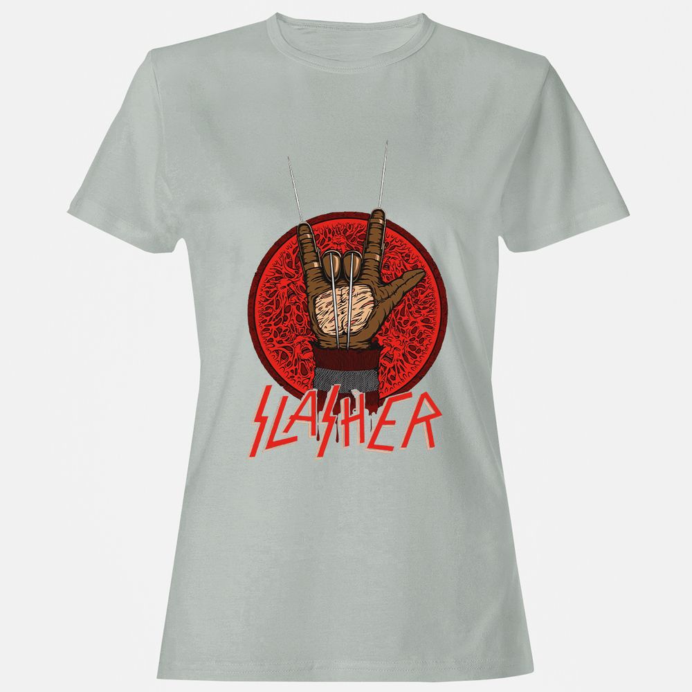 Women's T-Shirt - VKVCFLD7 - Ash - 2